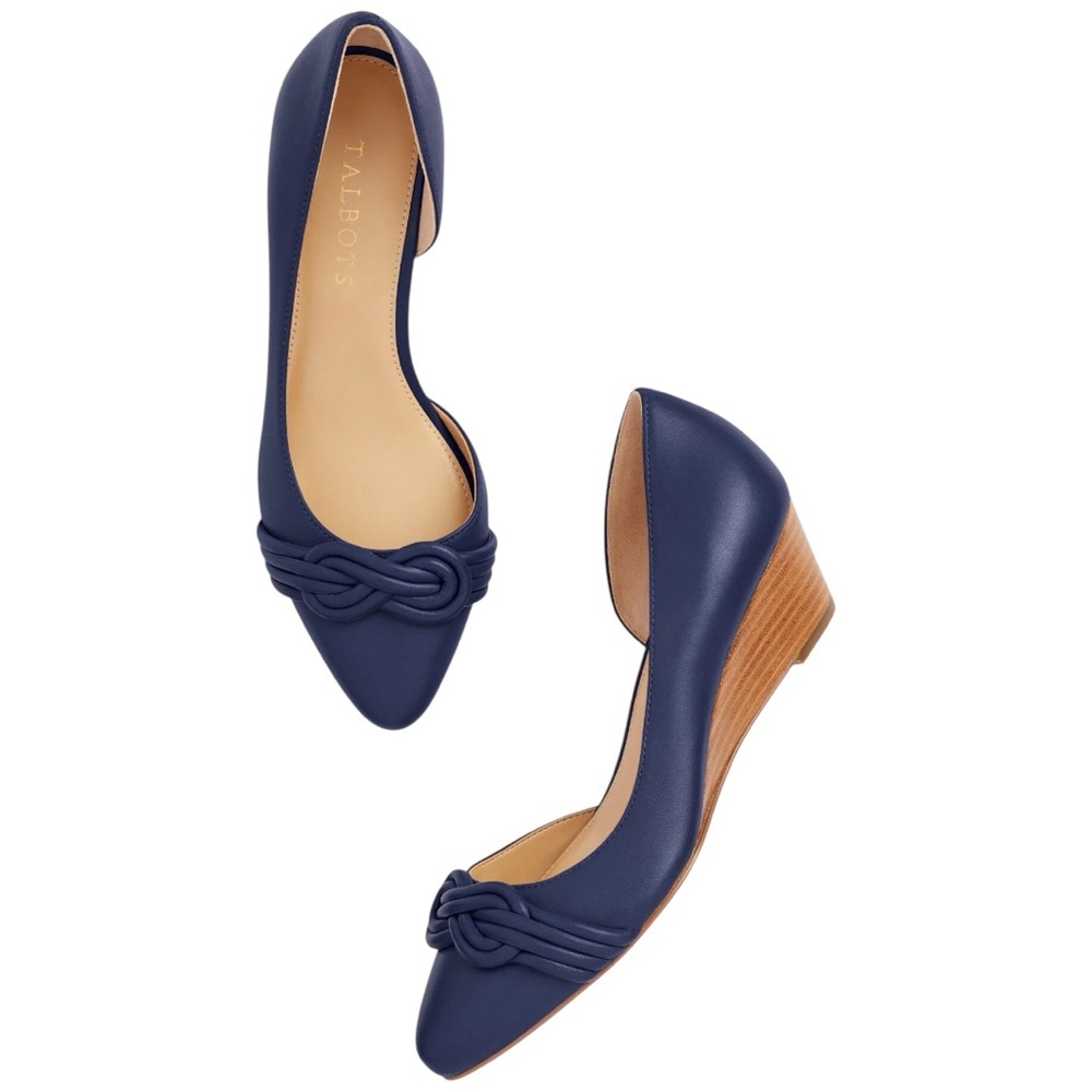 Talbots Women's Blue Wedge Shoes